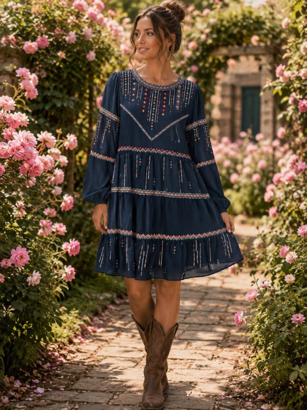 Savanna jane embroidered dress new with tags